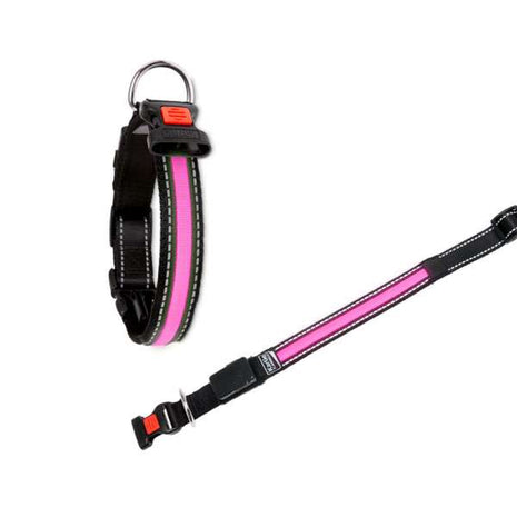 Karlie Flamingo oLED Halsband mit USB Ladegerät