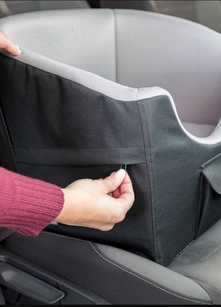 Trixie Siedzisko samochodowe dla psa 41x39x42cm czarno-szare [TX-13176]