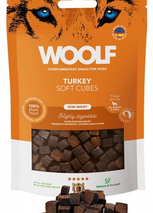 Woolf Soft Cubes Monoprotein Turkey 100g