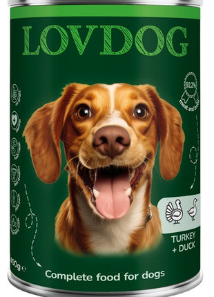 Lovdog Turkey & Duck puszka 400g