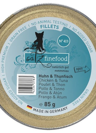 Catz Finefood Filety N.413 Kurczak/Tuńczyk tacka 85g