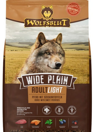 Wolfsblut Dog Wide Plain Adult Light - konina i bataty 12,5kg