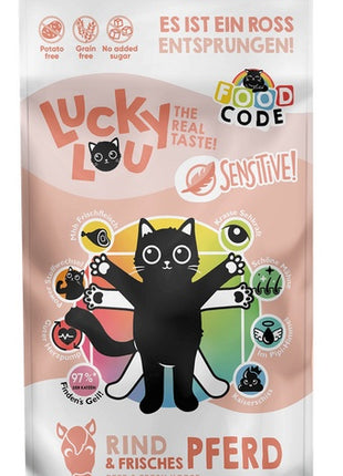 Lucky Lou Food Code Sensitive Wołowina & Konina 750g