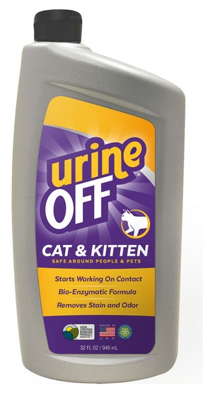 Urine Off Cat & Kitten Formula - do usuwania plam moczu 946ml