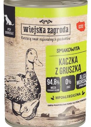Wiejska Zagroda Kaczka z gruszką puszka 400g