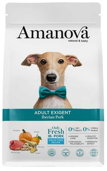 Amanova Dog Adult Exigent Iberian Pork - wieprzowina 2kg