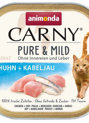 Animonda Carny Pure & Mild Kurczak + Dorsz tacka 100g
