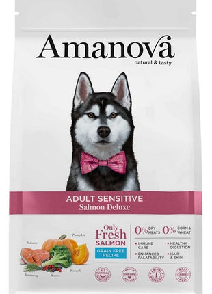 Amanova Dog Adult Sensitive Salmon Deluxe - łosoś 2kg