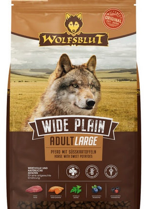 Wolfsblut Dog Wide Plain Large Breed - konina i bataty 12,5kg