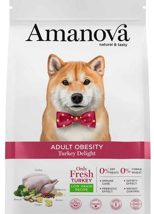 Amanova Dog Adult Obesity Turkey Delight - indyk 2kg