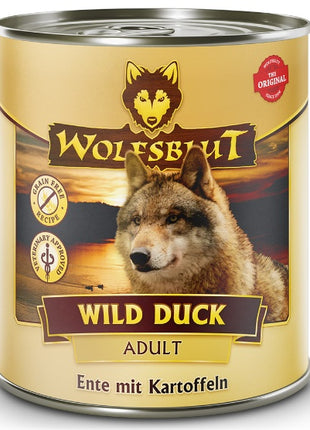 Wolfsblut Dog Wild Duck - kaczka i ziemniaki puszka 800g