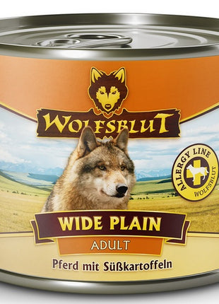 Wolfsblut Dog Wide Plain - konina i bataty puszka 200g