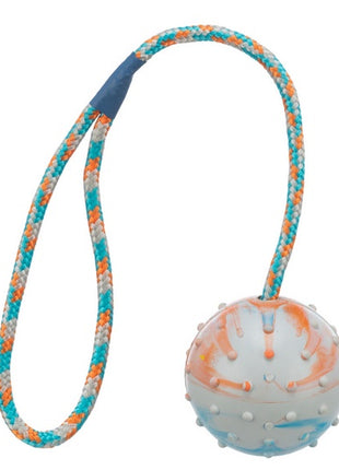 Trixie Piłka gumowa na sznurku 6/30cm [3454]