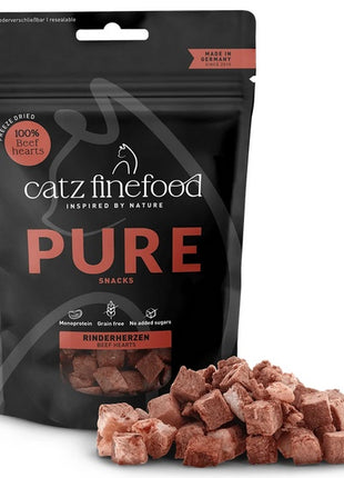 Catz Finefood Pure (Purrrrly N.105) Serca wołowe 35g
