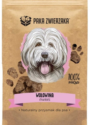 Paka Zwierzaka Chunkies Wołowina 100% 70g