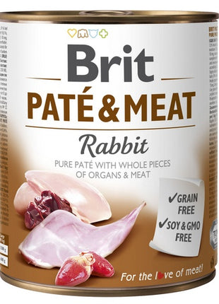 Brit Pate & Meat Dog Rabbit puszka 800g