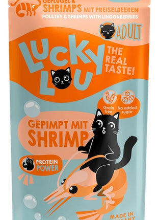Lucky Lou Lifestage Adult Drób i krewetki saszetka 125g