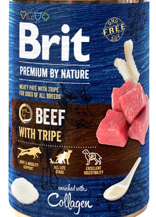 Brit Premium By Nature Beef & Tripe puszka 400g