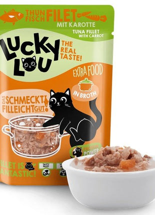 Lucky Lou Extrafood Tuńczyk i marchewka w bulionie saszetka 70g