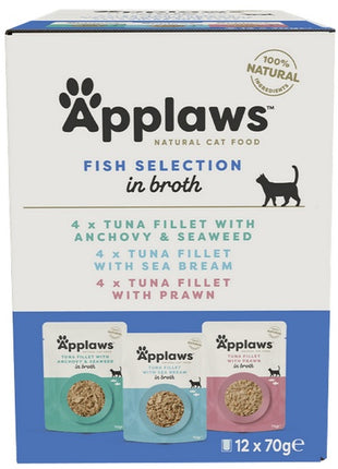 Applaws saszetki dla kota Fish Selection Multi Pack 12x70g