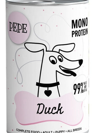 Paka Zwierzaka PEPE Duck (kaczka) puszka 400g