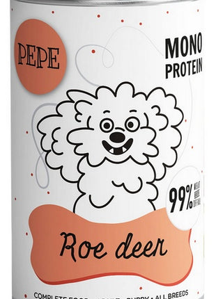 Paka Zwierzaka PEPE Roe Deer (sarna) puszka 400g