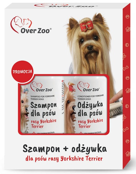 Over Zoo Szampon i odżywka  dla psów rasy Yorkshire Terier dwupak 2x250ml