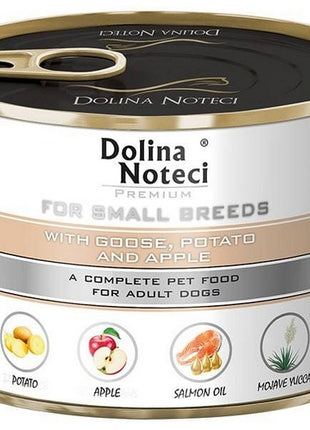 Dolina Noteci Premium Pies Mały Gęś, ziemniaki i jabłko puszka 185g
