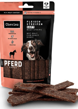 Chewies Meat Strips Soft Mini Konina 70g