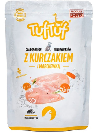 TUF TUF Kurczak z marchewką dla psa saszetka 500g