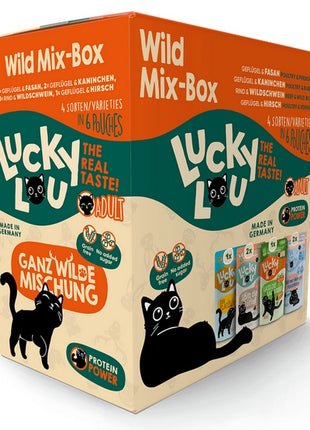 Lucky Lou Lifestage Adult Wild Mix-Box saszetki 6x125g