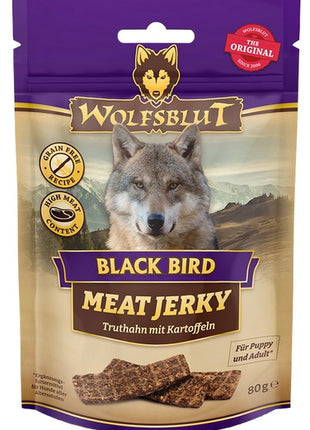 Wolfsblut Dog Meat Jerky Black Bird 80g