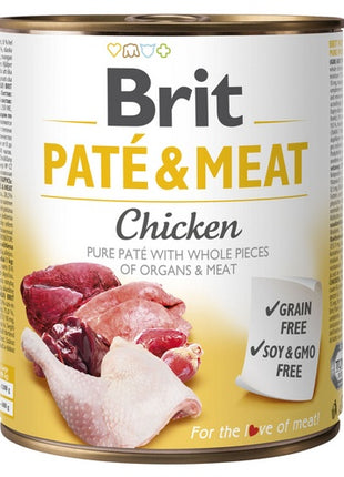 Brit Pate & Meat Dog Chicken puszka 800g