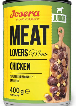 Josera Meat Lovers Menu Junior Kurczak puszka 400g
