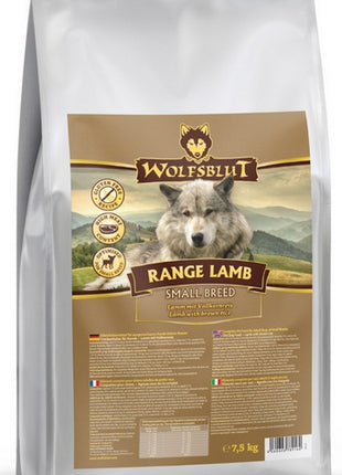 Wolfsblut Dog Range Lamb Adult Small - jagnięcina i ryż 7,5kg