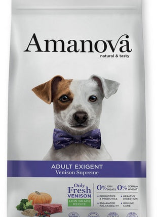 Amanova Dog Adult Exigent Venison - dziczyzna 2kg