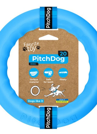 Collar PitchDog20 Pierścień do aportowania 20cm niebieski