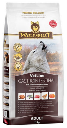 Wolfsblut Dog VetLine Gastrointestinal - kaczka i bataty 12kg