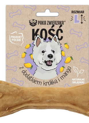 Paka Zwierzaka Kość z dodatkiem królika i mango L 13,5cm