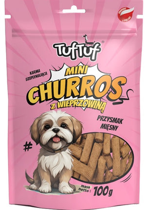 TUF TUF Mini Churros z wieprzowiną dla psa 100g