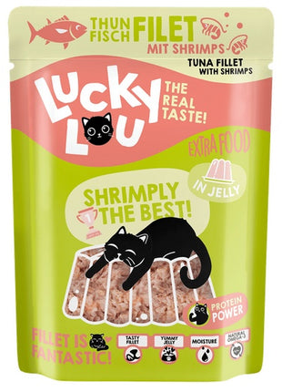 Lucky Lou Extrafood Tuńczyk i krewetki w galaretce saszetka 70g