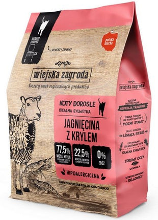 Wiejska Zagroda Kot - Jagnięcina z krylem 400g