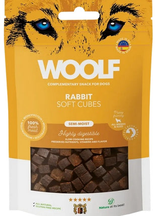 Woolf Soft Cubes Monoprotein Rabbit 100g