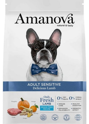 Amanova Dog Adult Sensitive Delicious Lamb - jagnięcina 10kg