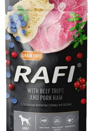 Rafi Pies Żołądki wołowe i szynka wieprzowa saszetka 500g