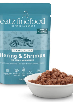 Catz Finefood Classic N.13 Śledź i Krewetki saszetka 85g