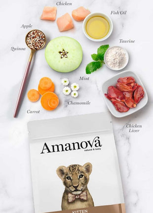 Amanova Cat Kitten Exquisite Chicken - kurczak 1,5kg