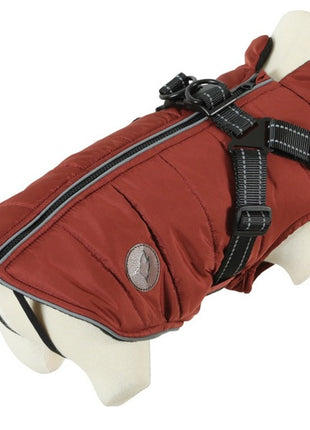 Zolux Kurtka puchowa z szelkami dla psa R.45 ceglasta