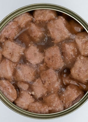TUF TUF Kawałki mięsne z rybą dla kota puszka 415g