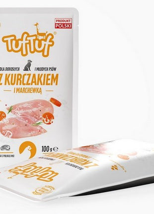 TUF TUF Kurczak z marchewką dla psa saszetka 100g